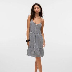 Spaghetti Strap Mini Sundress by Vero Moda